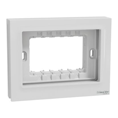 Picture of Weather Proof Box, Miluz E, 3 Gang, white