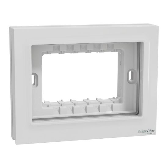 Picture of Weather Proof Box, Miluz E, 3 Gang, white