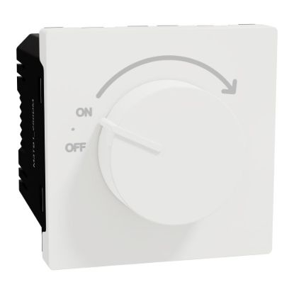 Picture of Dimmer, Miluz E, rotary knob, mechanism, white