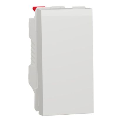 Picture of Switch, New Unica, 1-pole 1-way, 10AX, 1 module, IP4X, white