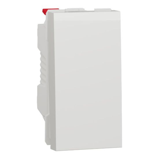 Picture of Switch, New Unica, 1-pole 1-way, 10AX, 1 module, IP4X, white
