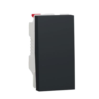Picture of Switch, New Unica, 1-pole 1-way, 10AX, 1 module, IP4X, anthracite
