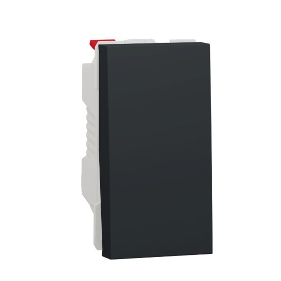 Picture of Switch, New Unica, 1-pole 1-way, 10AX, 1 module, IP4X, anthracite