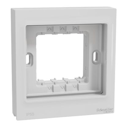 Picture of Weather Proof Box, Miluz E, 2 Gang, white