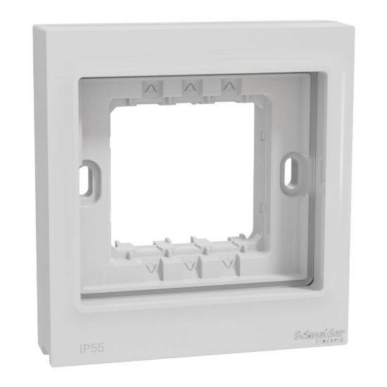 Picture of Weather Proof Box, Miluz E, 2 Gang, white