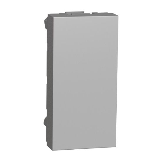Picture of New Unica - blind cover - 1 module - aluminium