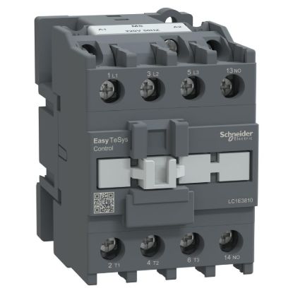 Picture of Contactor,Easy TeSys Control,LC1E,3P(3NO),AC-3,<=440V,38A,220V AC coil,50Hz,1NO auxiliary contact