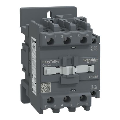 Picture of Contactor,Easy TeSys Control,LC1E,3P(3NO),AC-3,<=440V,65A,220V AC coil,50Hz