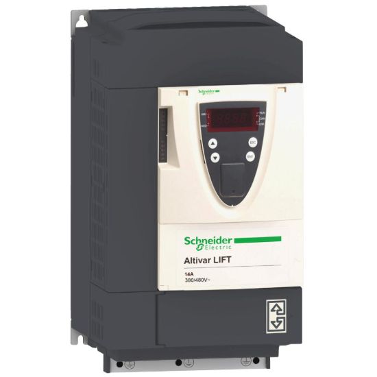 Picture of variable speed drive Altivar Lift, 5.5 kW 7.5 Hp, 380...480 V three-phase, EMC filter, with heat sink