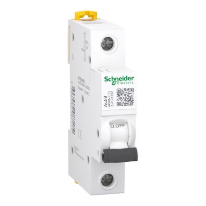 Picture of Miniature circuit breaker (MCB), Acti9 iK60N, 1P, 32A, C curve, 6000A (IEC/EN 60898-1)