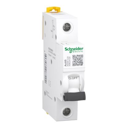 Picture of Miniature circuit breaker (MCB), Acti9 iK60N, 1P, 20A, C curve, 6000A (IEC/EN 60898-1)