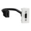 Picture of Audio/video socket, New Unica, HDMI, prewired, 1 module, white