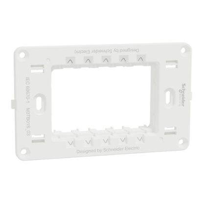 Picture of Supporting Frame, Miluz E, 3 gang, white