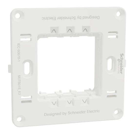 Picture of Supporting Frame, Miluz E, 2 gang, white