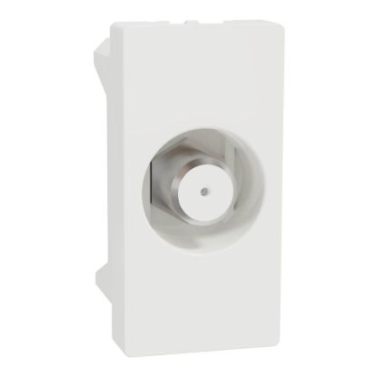 Picture of TV Outlet, Miluz E, F-type, mechanism, white