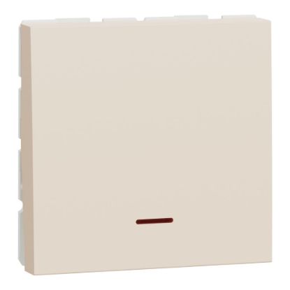 Picture of Switch, New Unica, 2-pole 1-way, 32A, 2 modules, with lamp, beige