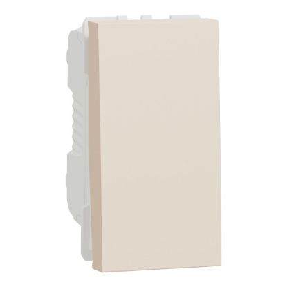 Picture of Switch, New Unica, 1-pole 2-way, 16AX, 1 module, beige