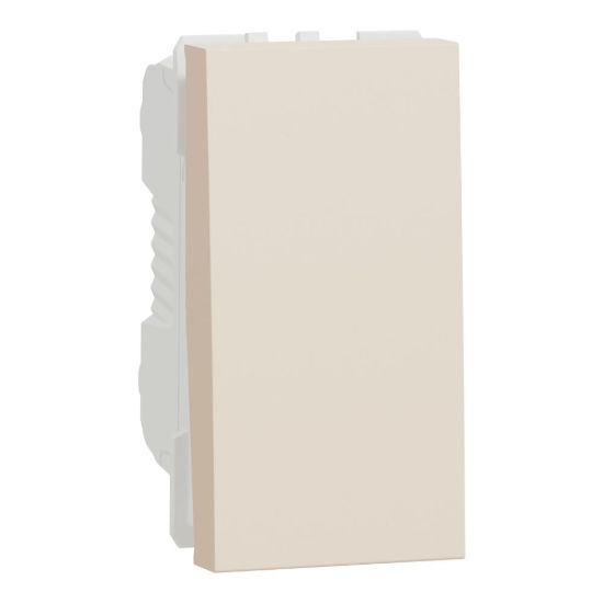 Picture of Switch, New Unica, 1-pole 2-way, 16AX, 1 module, beige