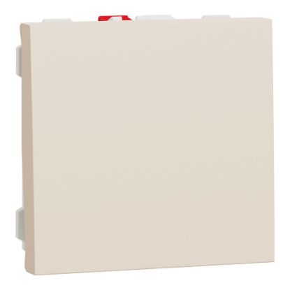 Picture of Switch, New Unica, 1-pole 1-way, 10AX, 2 modules, beige