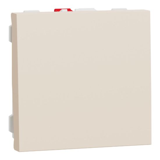 Picture of Switch, New Unica, 1-pole 1-way, 10AX, 2 modules, beige