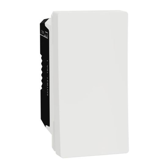 Picture of Switch, Miluz E, 2 Way, 16AX, 250V, 1 Module, White