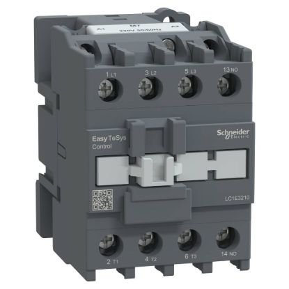 Picture of Contactor,Easy TeSys Control,LC1E,3P(3NO),AC-3,<=440V,32A,220V AC coil,50/60Hz,1NO auxiliary contact