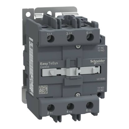 Picture of Contactor,Easy TeSys Control,LC1E,3P(3NO),AC-3,<=440V,80A,220V AC coil,50Hz